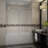 Langham 60" H Single Sliding Frameless Tub Door-12179615
