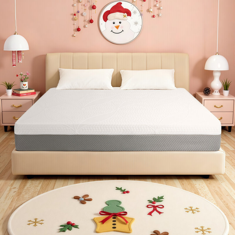 Premium Thickness Options: 10/12/14-Inch Cooling Foam Mattress with Ergonomic 7-Zone Support, Eco-Friendly Materials, and Exceptional Breathability for Full, Queen, King Sizes - CertiPUR-US Certified
