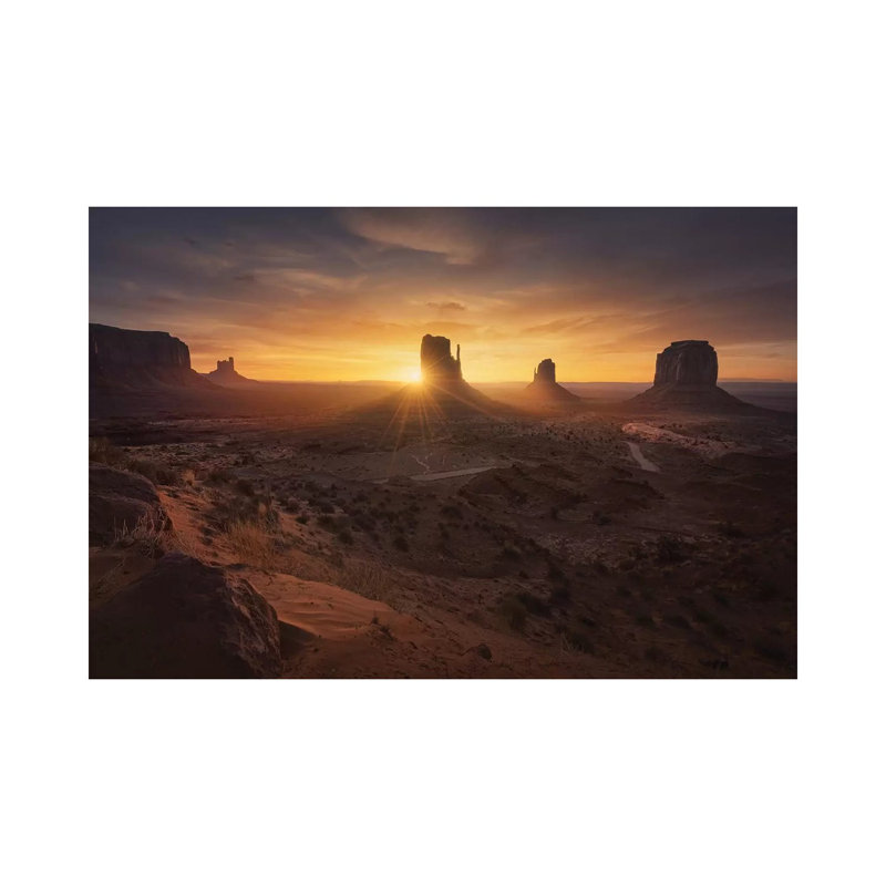 Monument Sunrise by Juan Pablo De Miguel - Wrapped Canvas Print, 66.04cm H x 101.6cm W x 3.81cm D