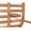 Canapés de patio confortables, ensemble moderne de 4 pièces en bois d'acacia pour l'extérieur de la maison