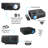 GPX Home Theater Projector 2000 Lumens Portable Projector with Remote Included