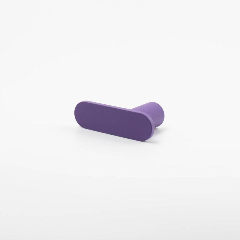 2" Bar Knob, Royal (Purple), 1"