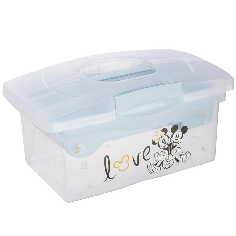 Keeeper Plastic Decorative Bin, Blue