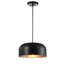 Luminaire suspendu en forme de dôme à 1 lumière Cecillia