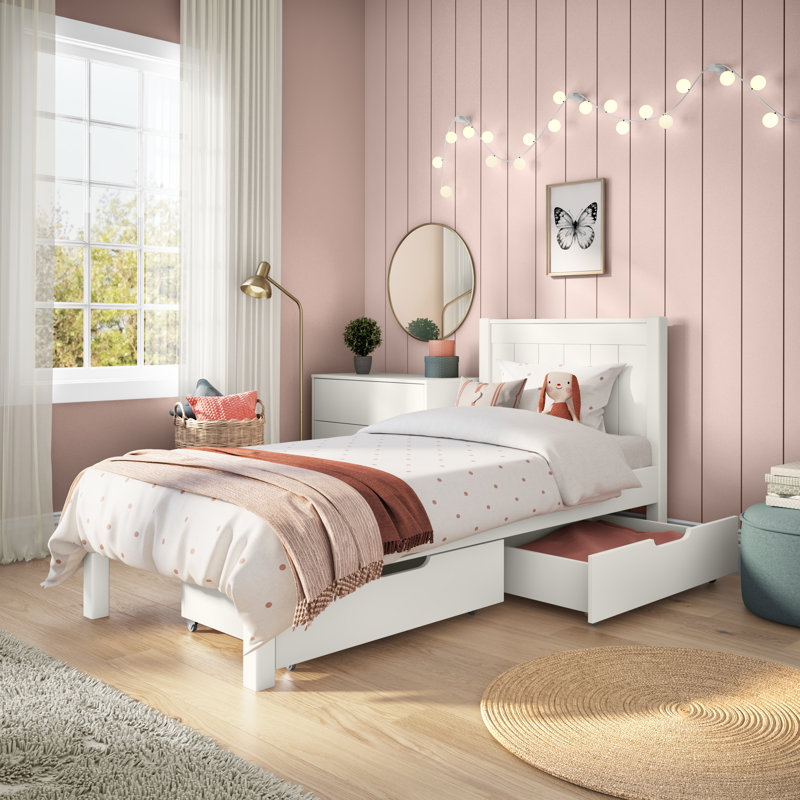 Classic Low End Bed with a Pair of Drawers, Single (3')