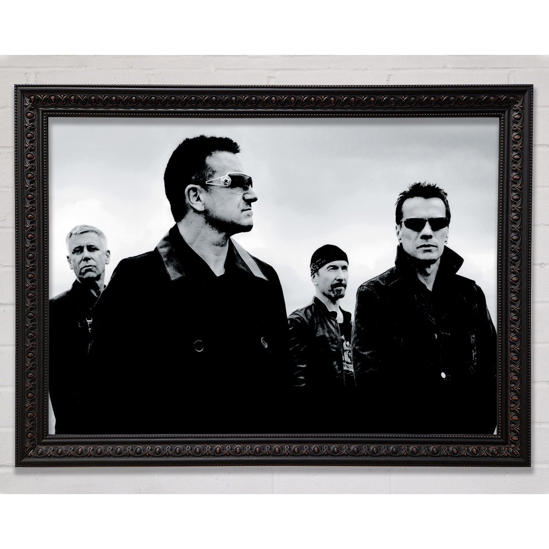 U2 - Einzelne Bilderrahmen Kunstdrucke