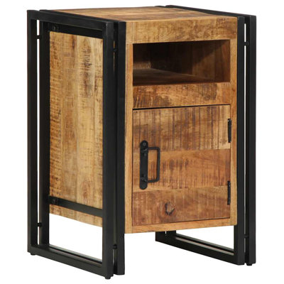 40cm W Iron Bedside Table