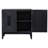 Imel Cabinet 2 Doors, Brushstroke Black