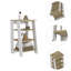 Armoire à linge à 4 tablettes