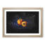 Orange Bell Peppers - Single Picture Frame Print on MDF-56866198-56866201