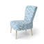 Chaise rembourrée Coastal - Chaise d'appoint Blue Whisper-310989372