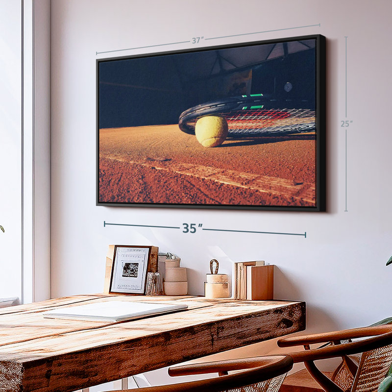 «Tennis Sport Wall Art», H 37 po x l 25 po