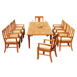Antony Outdoor 11 - Piece Teak Dining Set