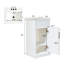Fully Assembled 18-Inch Freestanding Single Bathroom Vanity with Countertop, Premium Solid Wood Construction and Soft-Close Doors for Easy Installation in Modern Bathrooms