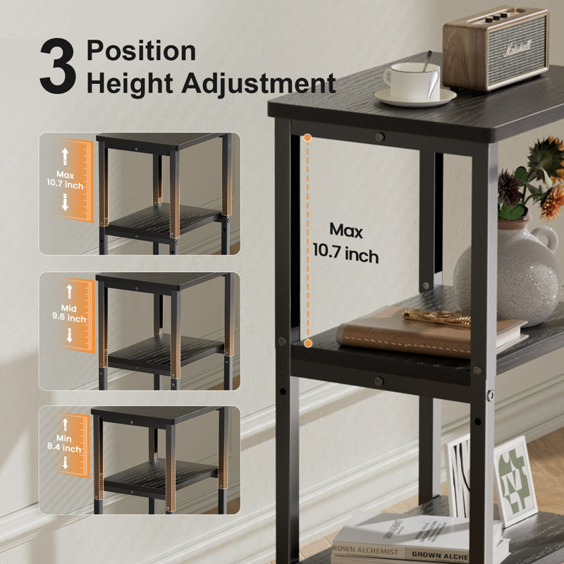 End Table, Black, Black