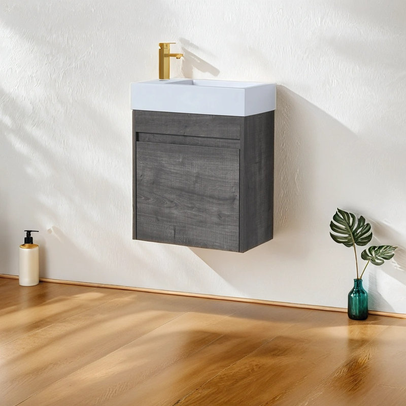 Ensemble de meuble-lavabo simple 18,35 po Lemal, Gris