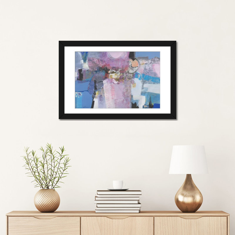 « simpatia », reproduction sur toile, H 16 po x l 24 po x P 1 po, Papier d'art encadré noir, Blanc