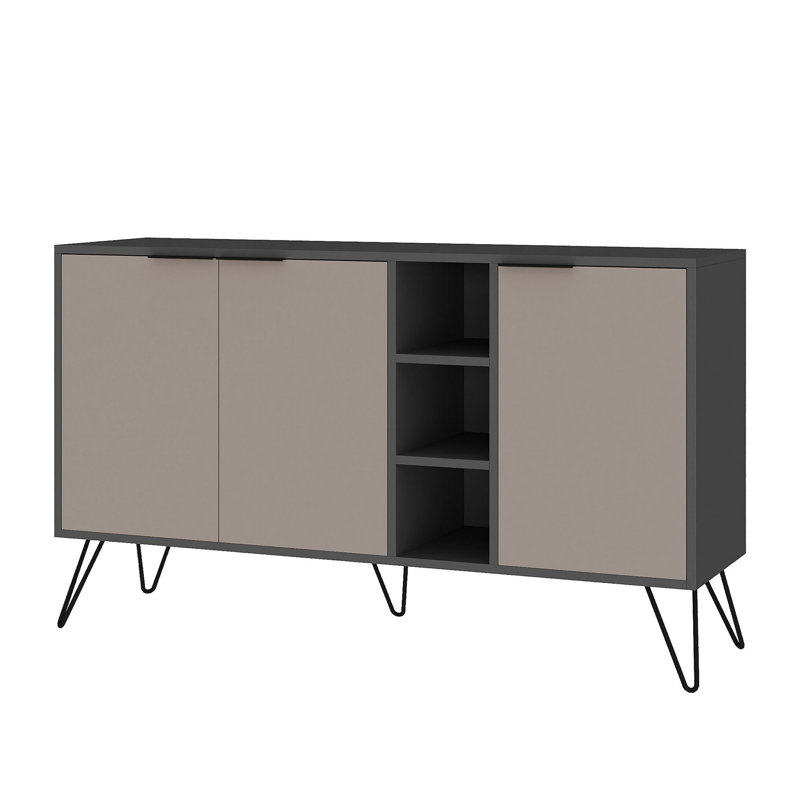 Console Kristain, Gris/taupe