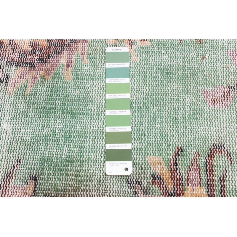 Tapis vert clair Danuel 6 pi 1 po x 9 pi 10 po