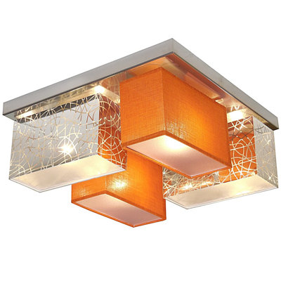 Pascoe Fabric Semi Flush Mount