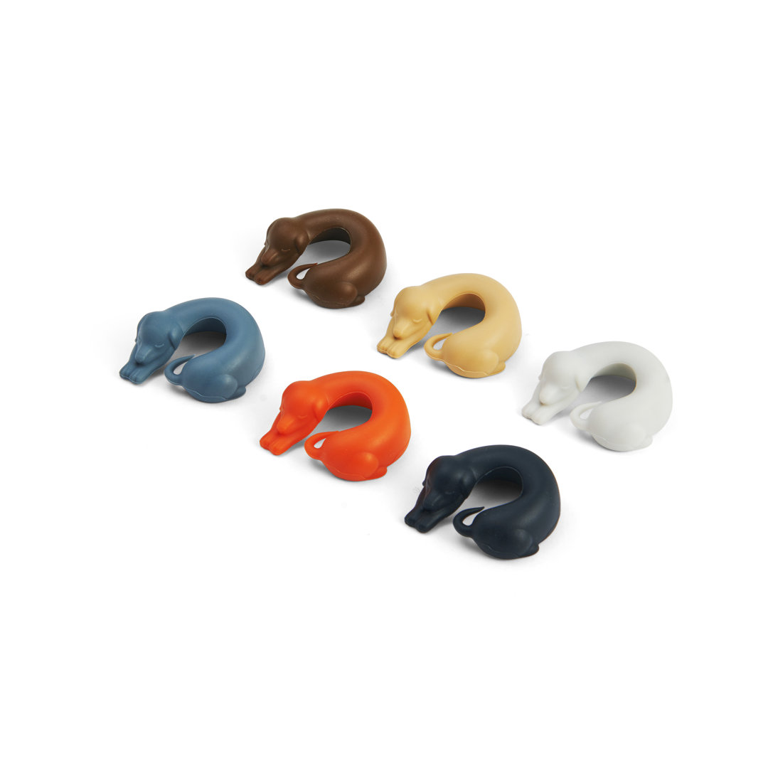 Genuine Fred WINER DOGS Dachshund Dog Drink Markers (Set of 6) Fred & Friends