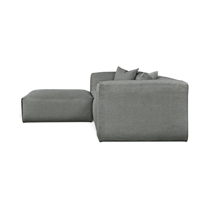 Nest Modular 3-PC Sectional, Scoria Boucle
