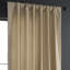 Panneau de rideau simple en imitation de soie texturée de type toile doupion obscurcissant rétro pour fenêtre Rayne-747478203-766036018