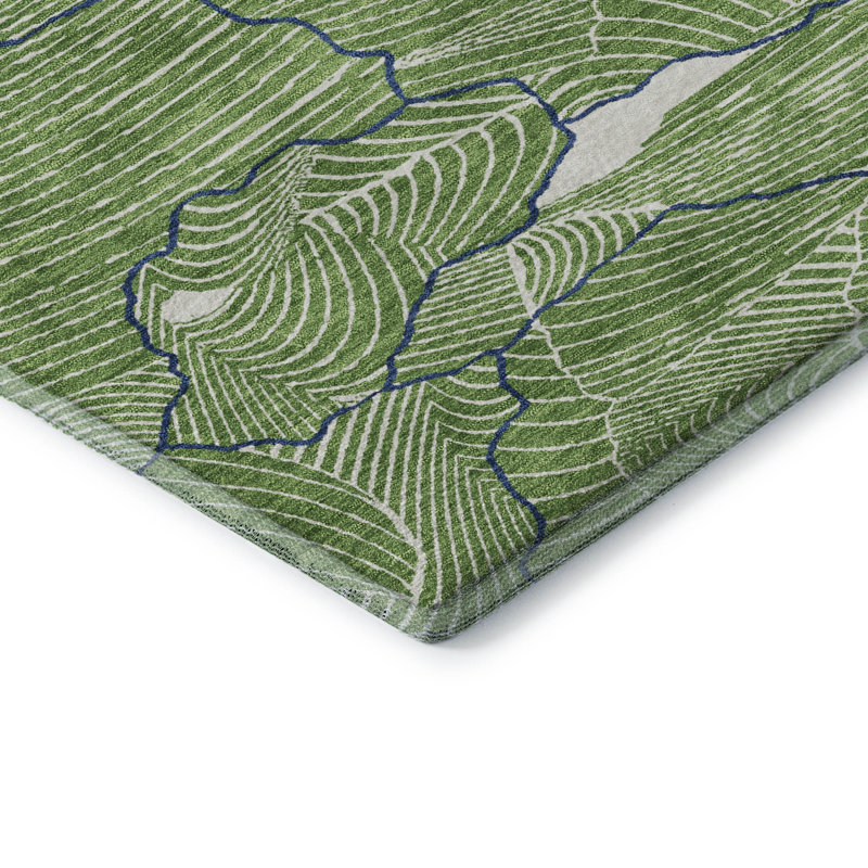 Premium Machine Washable Cossette AMF1048 Lines Rug, Runner 2'3" x 7'6"