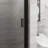 34" W X 72" H Pivot Shower Door, Semi-frameless Shower Doors With 1/4'' (6mm) Clear Sgcc Tempered Glass, Matte Black Finish, Reversible Installation-119785258