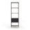Trey Aasmin Bookshelf - Black Wash Poplar