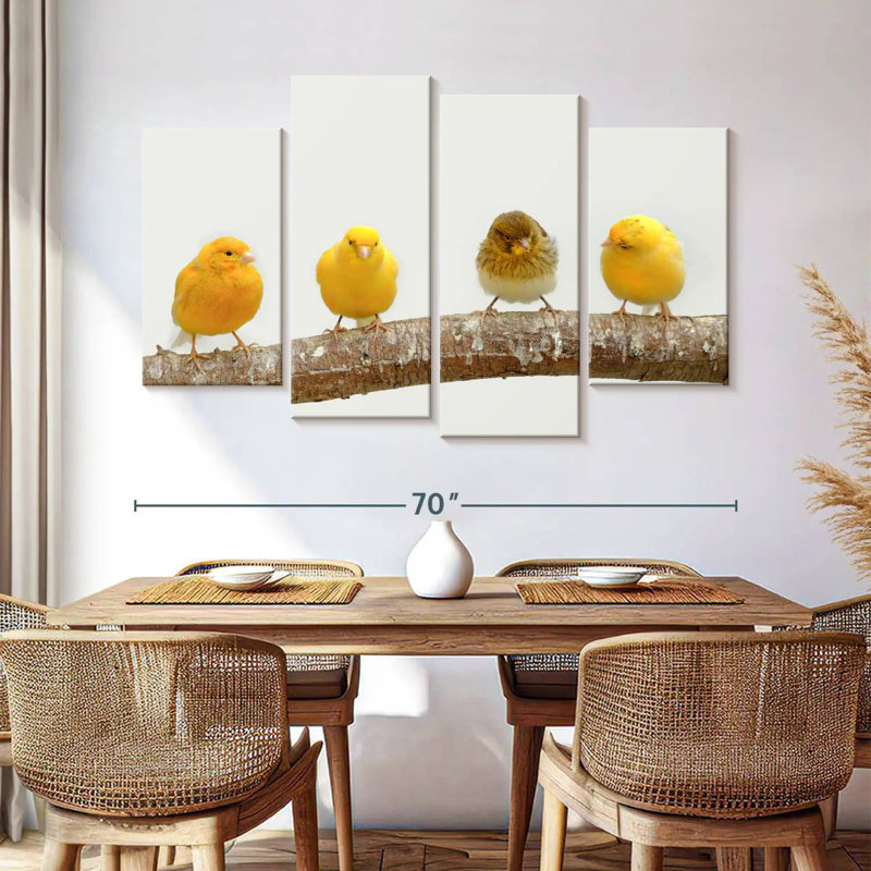 Brampt Four Canary Birds