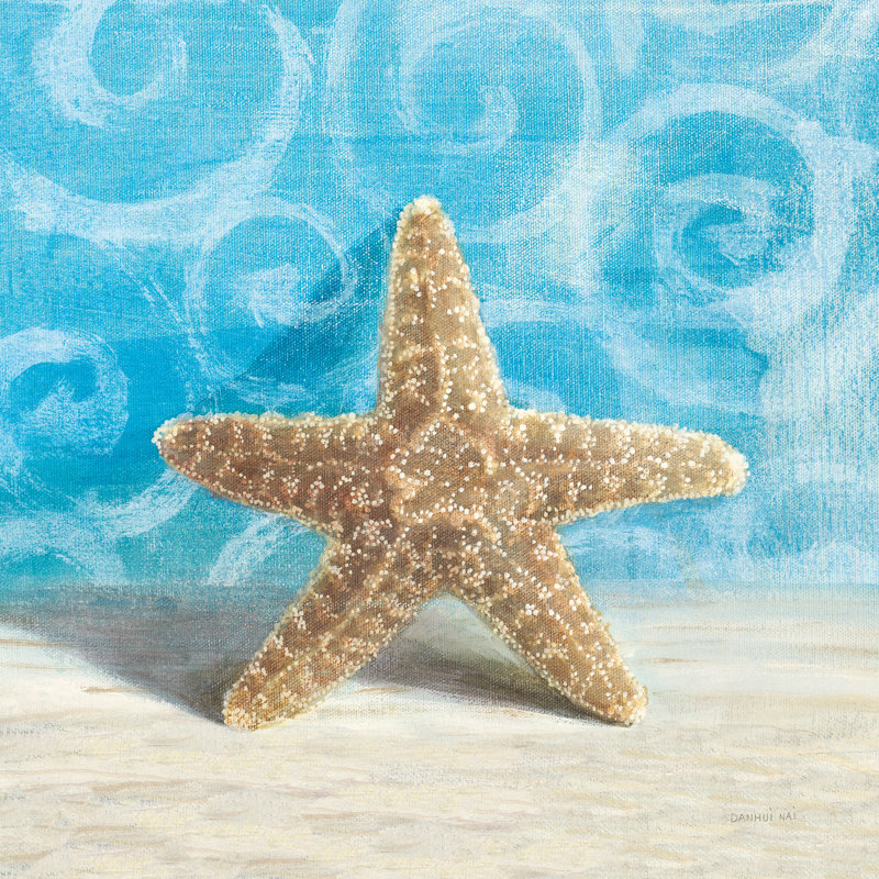 Gift From The Sea III by Danhui Nai - Wrapped Canvas Painting, 30cm H x 30cm W