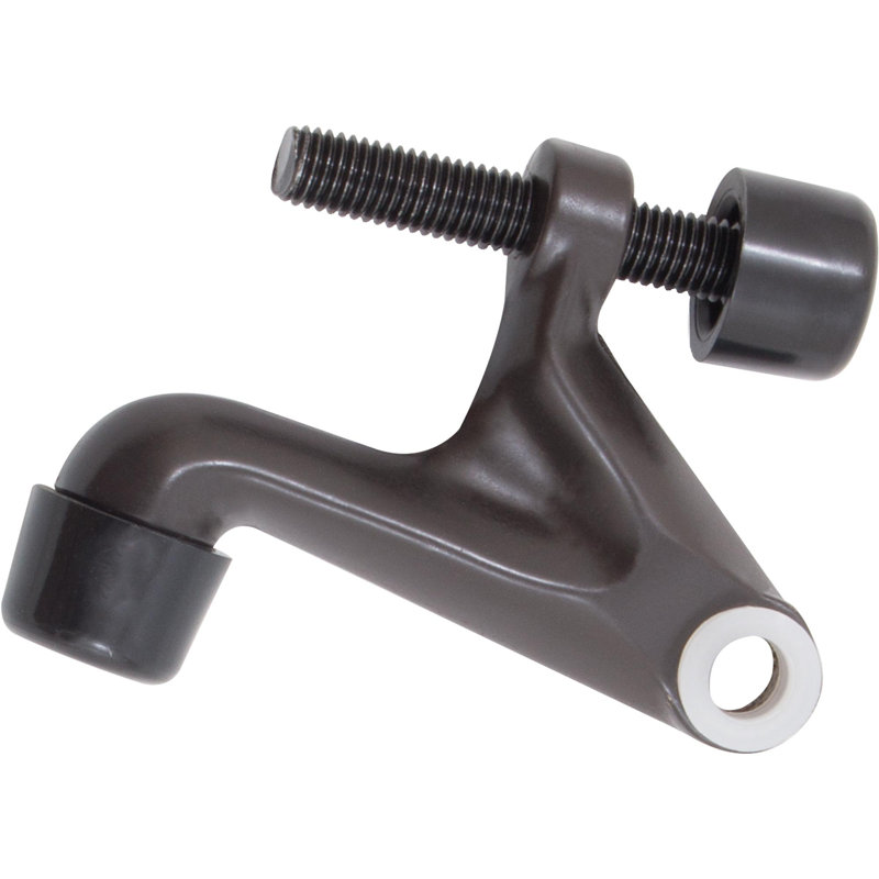Zinc Hinge Pin Stop, Satin Nickel