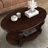 Mairie 42-inch Oval Wood Coffee Table-48212851-48212850
