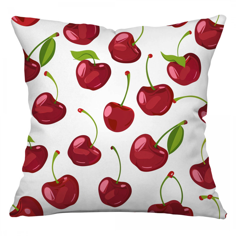 Coussin Cherry, Carré 14 po