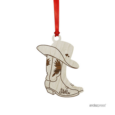 Wood Holiday Shaped Ornament