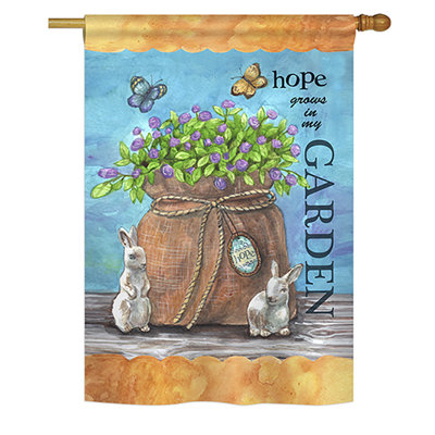 Double Sided Polyester Garden Flag