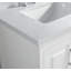 Meuble-lavabo double autoportant de 60 po avec pierre artificielle entièrement assemblé