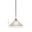 Luminaire suspendu à tige Averyon Paramount, fini nickel brossé avec verre de 12 po-182903193-182903194-182903199