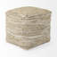 Pouf 0H en cuir et jute-2020789382
