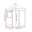 Vidaxl Foldable Tent Canopy Patio Pavilion Gazebo Pop Up Tent Marquee Canopy-125169045-125169049-125169050