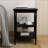 Oxford Small Side Table With UV Lacquered Surface And X-Leg Design, Ideal For Living Room Use
