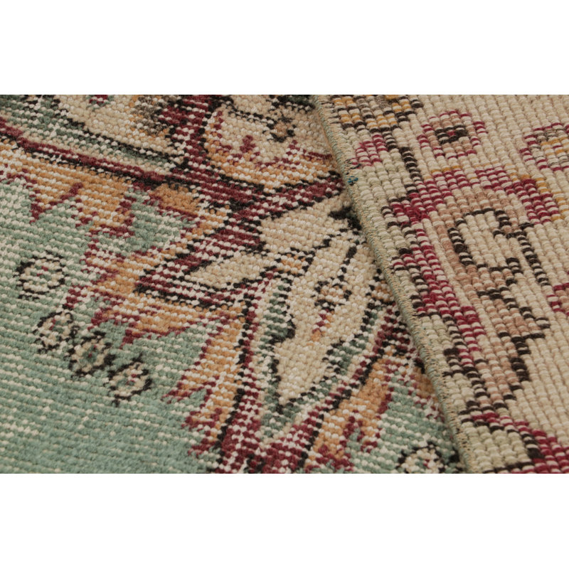 One-of-a-Kind Rectangle 6'3" X 9'5" Hand Knotted Area Rug