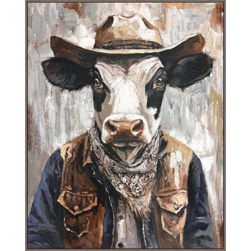 Moo Ranger I Canvas Wall Art