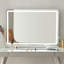 Miroir de plancher rectangulaire en métal Khalaya