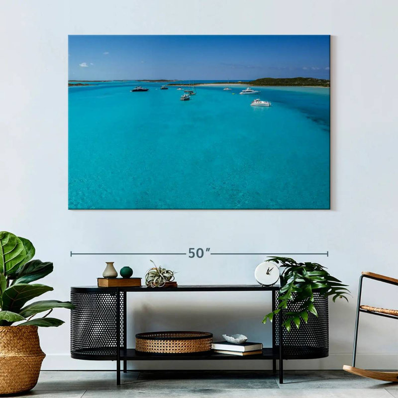 Gillard The Exumas Bahamas, H 34 po x l 51 po