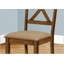 Ensemble de chaises de salle à manger rembourrées transitionnelles avec structure en bois de noyer pour le confort de la cuisine et de la salle à manger
