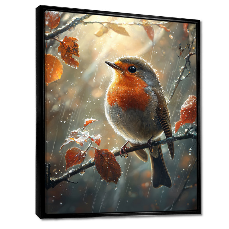Naruka - Animals Wall Art Living Room, Noir, Impression encadrée flottante, H 20 po x l 12 po