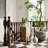 Square Faux Marble and Concrete End Table-183224220-183224209