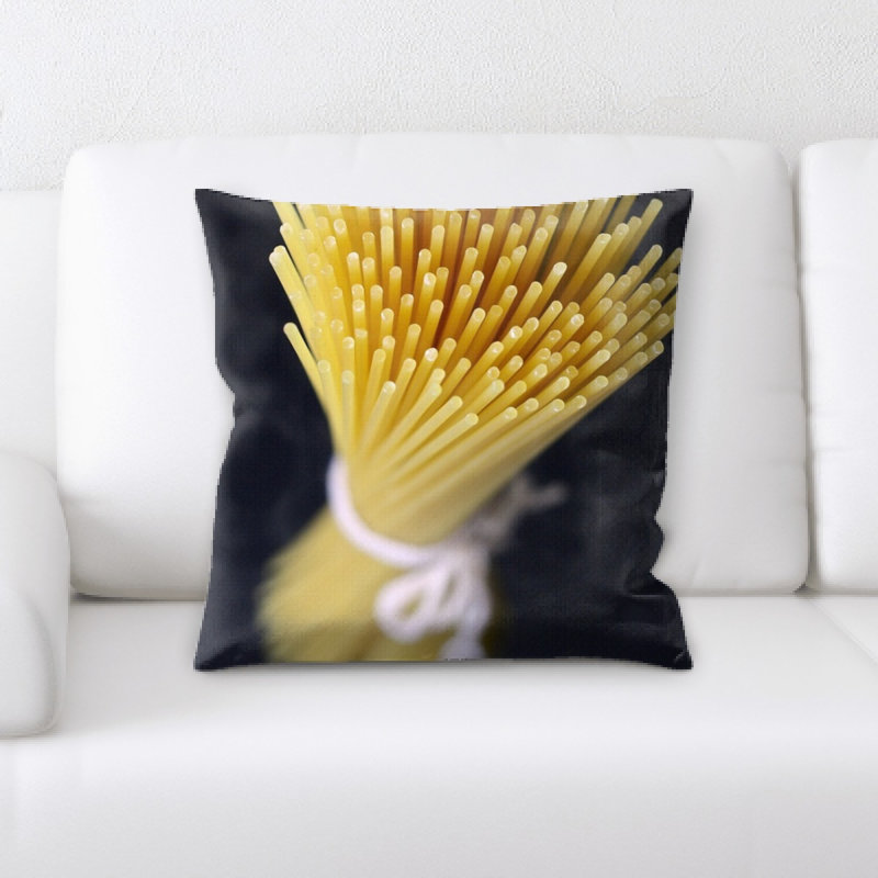 Coussin décoratif à pâtes